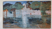 albertbesnard_reflet-sur-le-gange